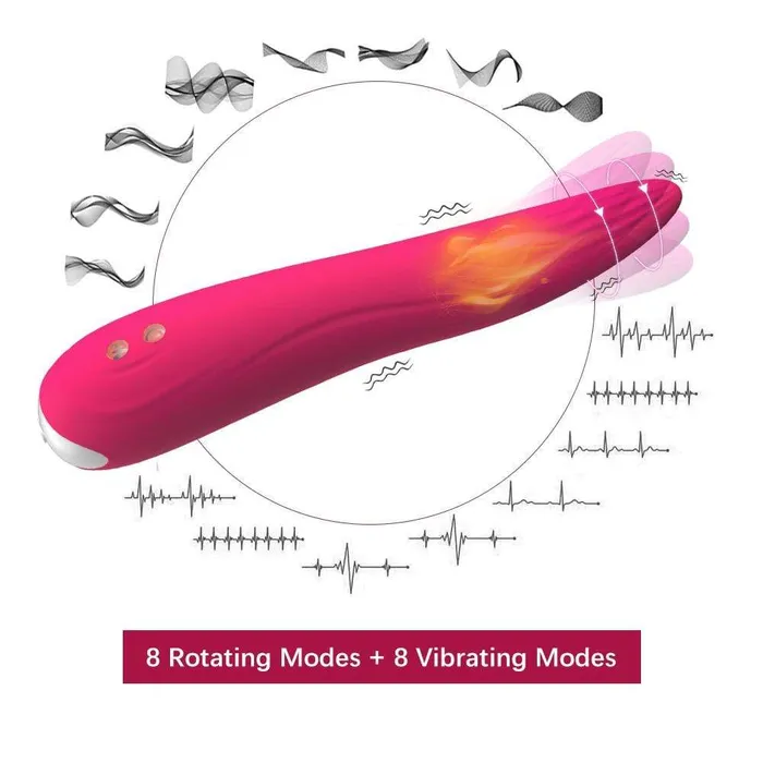 ADLTOYFUN VIVIAN Tongue Vibe Clit Licker Vibrators