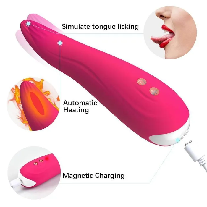 ADLTOYFUN VIVIAN Tongue Vibe Clit Licker Vibrators
