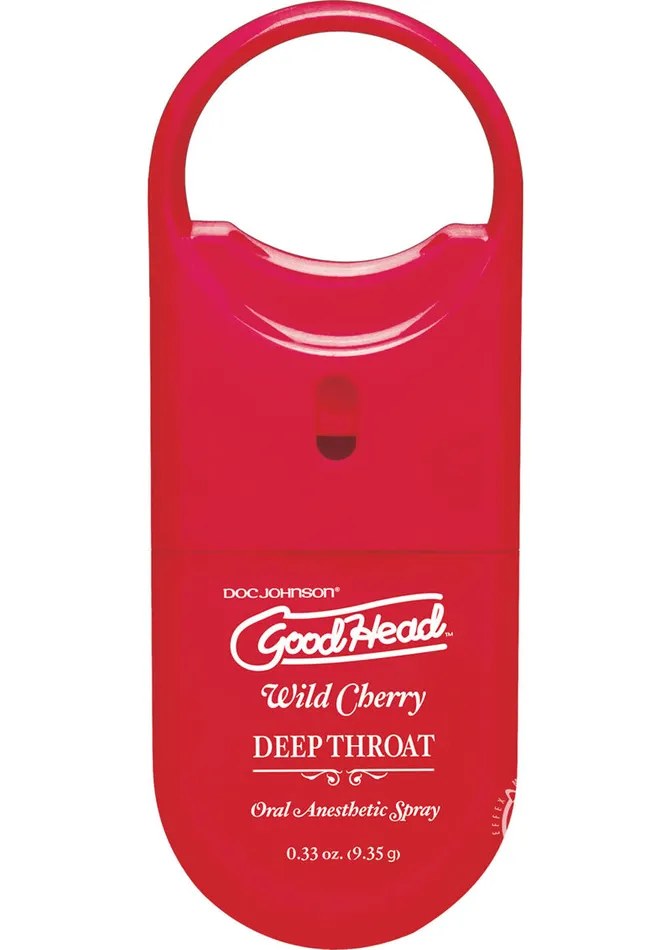 Anal GoodHead Goodhead Deep Throat ToGo Oral Anesthetic Spray Cherry