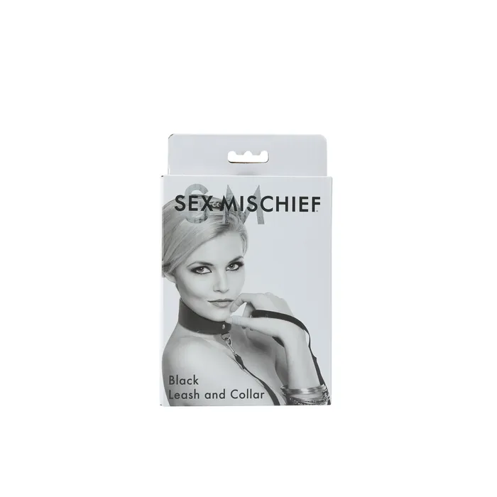 Anal Sex and Mischief Leash and Collar Black Sportsheets