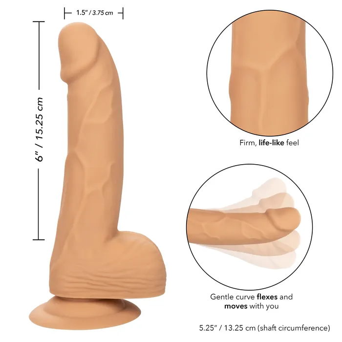 Anal Silicone Stud 6 Inch Ivory CalExotics Anal Silicone Stud 6 Inch Ivory CalExotics