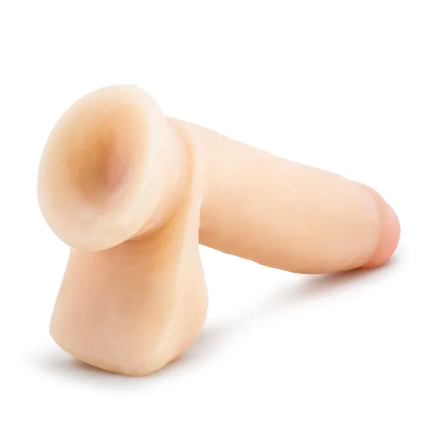 Blush Dildos Au Naturel 7in Sensa Feel Dildo Beige