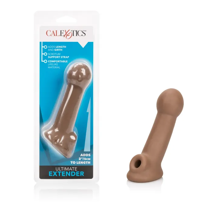 CalExotics Vibrators Ultimate Extender Brown CalExotics Vibrators Ultimate Extender Brown