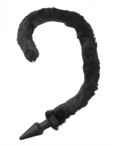 Cat Tail Silicone Anal Plug XR Brands Tailz Male Sex Toys