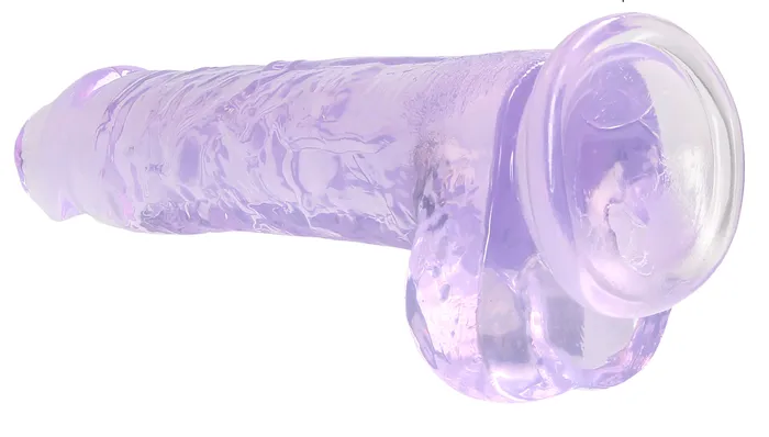 Dildos Shots RealRock 8 Inch Realistic Dildo With Balls Purple Dildos Shots RealRock 8 Inch Realistic Dildo With Balls Purple