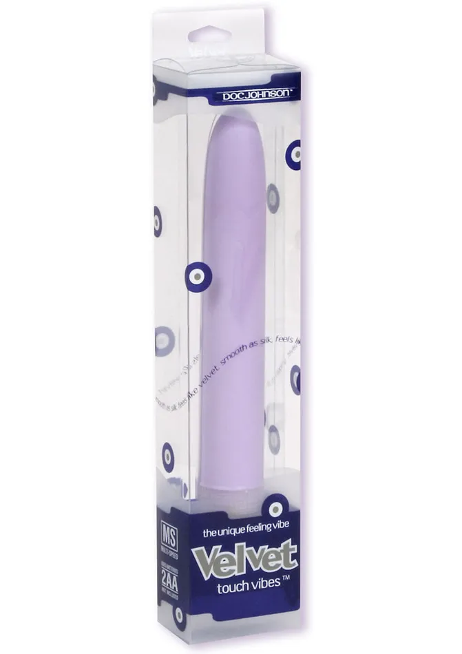 Doc Johnson Vibrators Velvet Touch Vibes Waterproof Vibrator