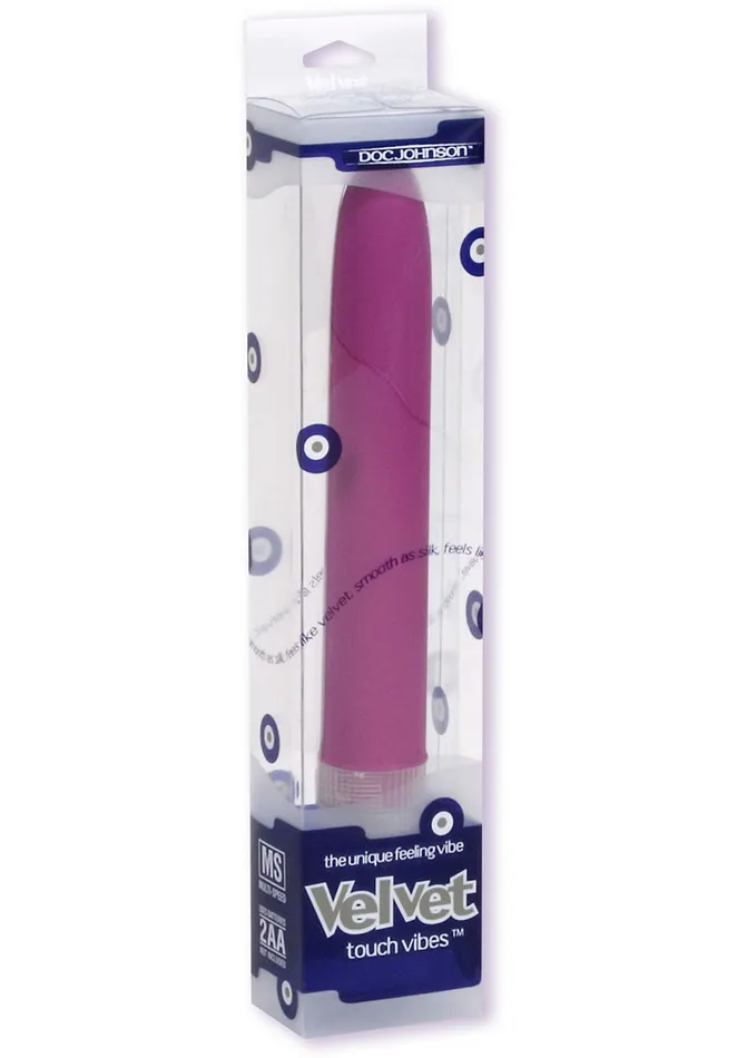 Doc Johnson Vibrators Velvet Touch Vibes Waterproof Vibrator
