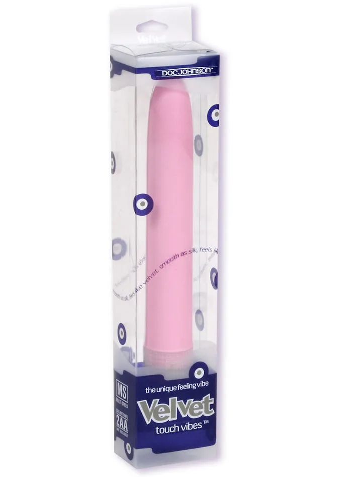 Doc Johnson Vibrators Velvet Touch Vibes Waterproof Vibrator