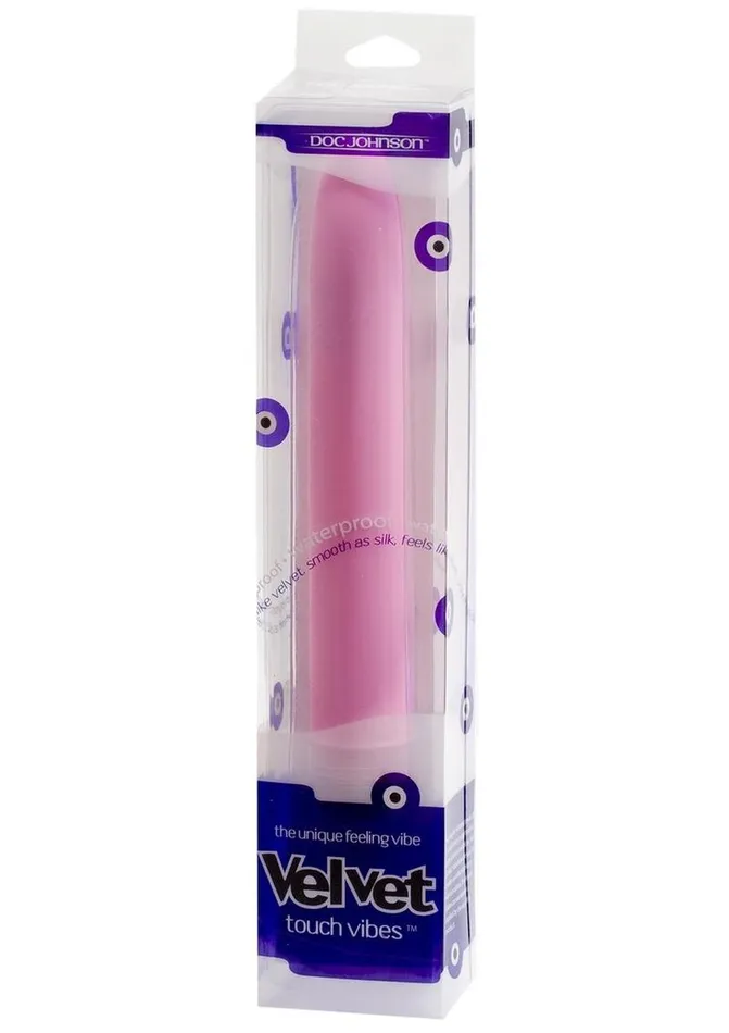 Doc Johnson Vibrators Velvet Touch Vibes Waterproof Vibrator