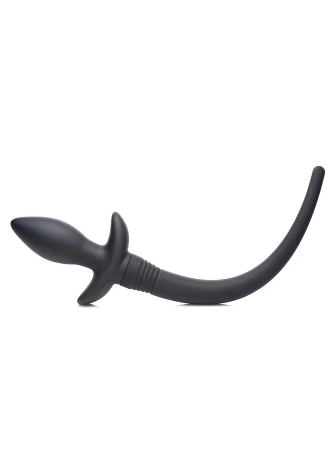 Female Sex Toys Tailz Waggerz Moving and Vibrating Silicone Rechargeable Puppy Tail with Remote Control TAILZ