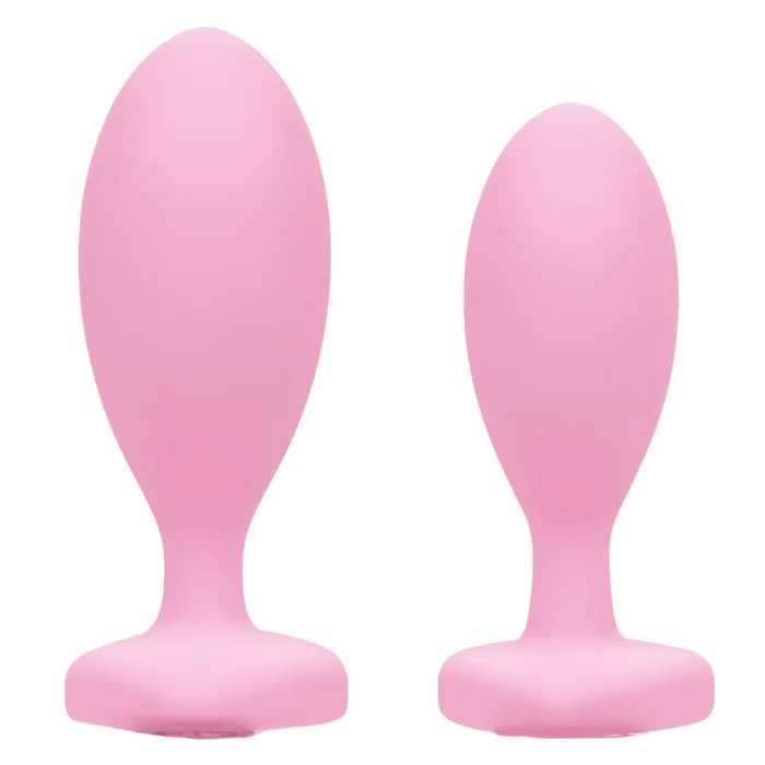 First Time Crystal Booty Duo Pink CalExotics Vibrators First Time Crystal Booty Duo Pink CalExotics Vibrators