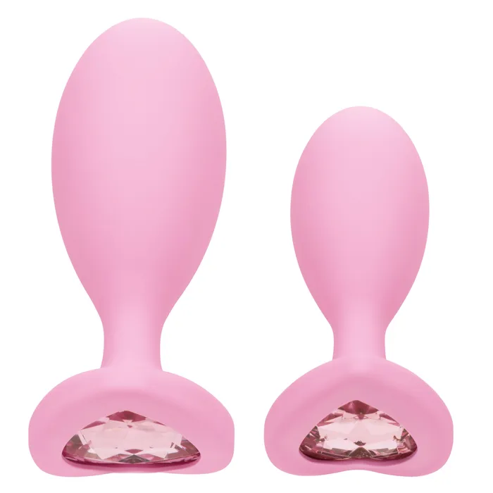 First Time Crystal Booty Duo Pink CalExotics Vibrators First Time Crystal Booty Duo Pink CalExotics Vibrators