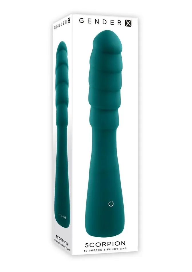 Gender X Scorpion Rechargeable Silicone Vibrator Gender X Female Sex Toys