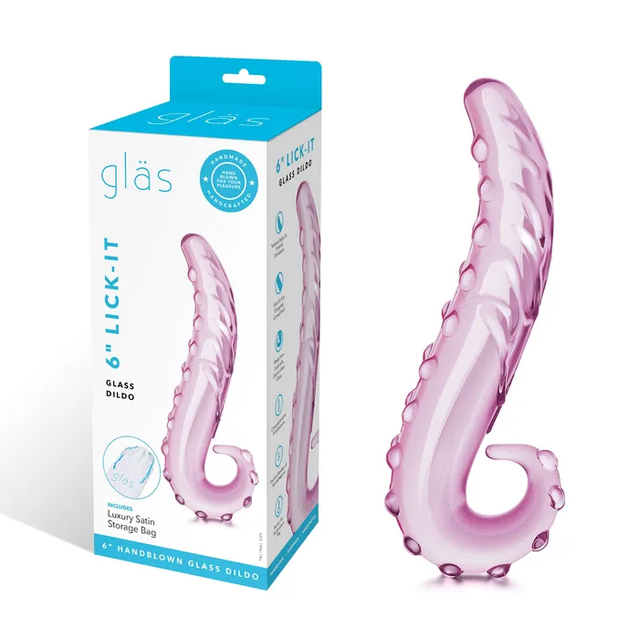 Glas Dildos 6 Inch LickIt Glass Dildo