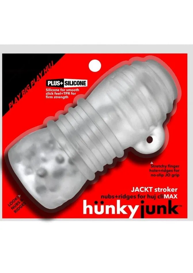 Hunkyjunk Male Sex Toys Jackt Textured Stroker