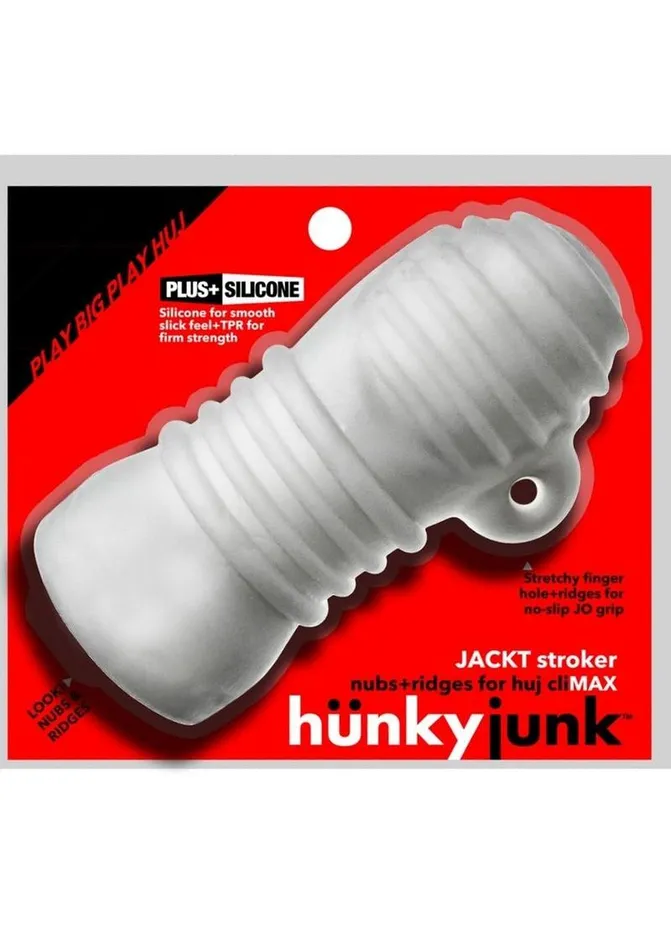 Hunkyjunk Male Sex Toys Jackt Textured Stroker