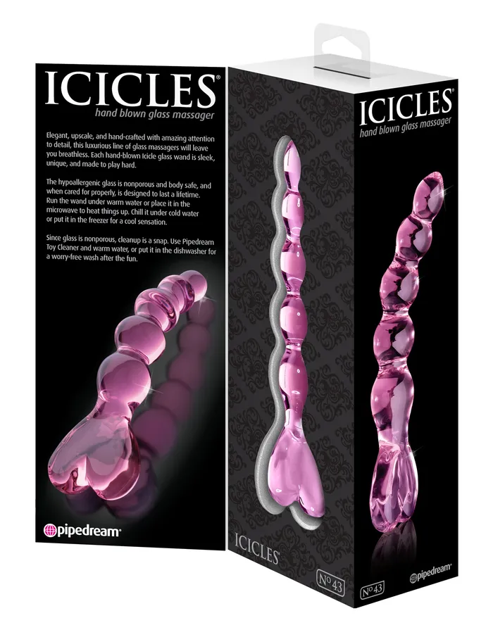 Icicles No 43 Pink Pipedream Vibrators Icicles No 43 Pink Pipedream Vibrators