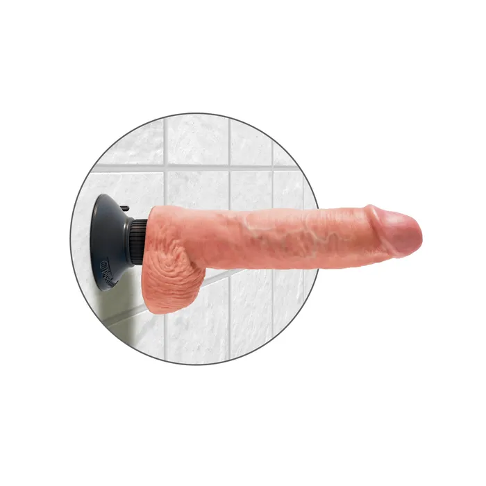 King Cock 10Inch Vibrating Cock With Balls Flesh Pipedream Dildos King Cock 10Inch Vibrating Cock With Balls Flesh Pipedream Dildos