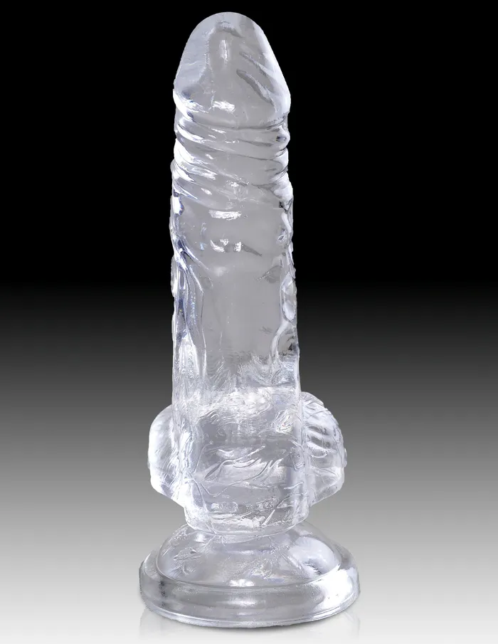 King Cock Clear 4 Inch Cock With Balls Pipedream Dildos King Cock Clear 4 Inch Cock With Balls Pipedream Dildos