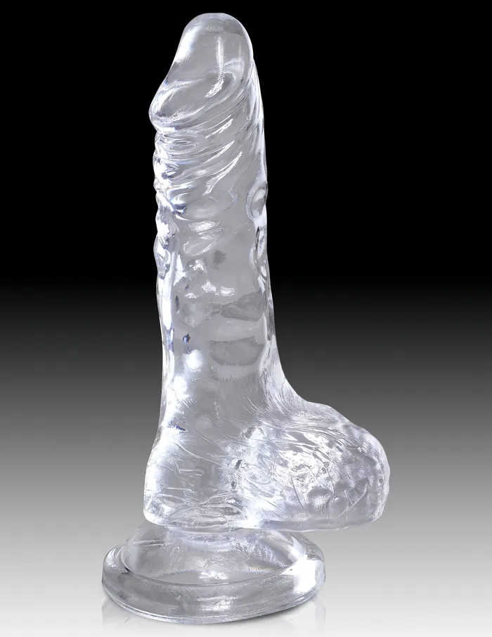 King Cock Clear 4 Inch Cock With Balls Pipedream Dildos King Cock Clear 4 Inch Cock With Balls Pipedream Dildos
