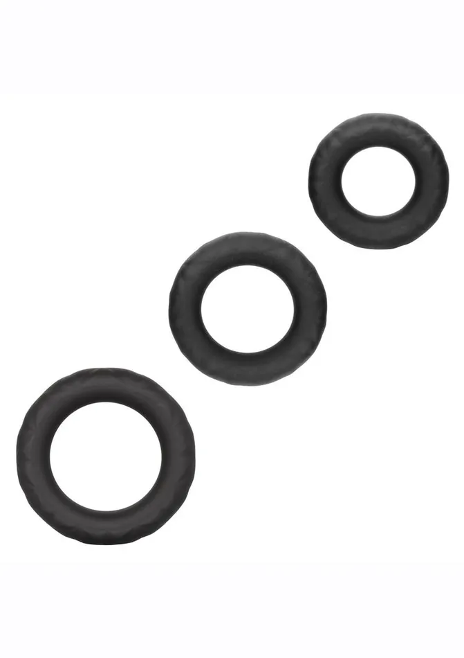 Link Up Ultra Soft Supreme Set Silicone Cock Rings Link Up Male Sex Toys