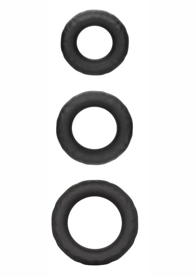 Link Up Ultra Soft Supreme Set Silicone Cock Rings Link Up Male Sex Toys