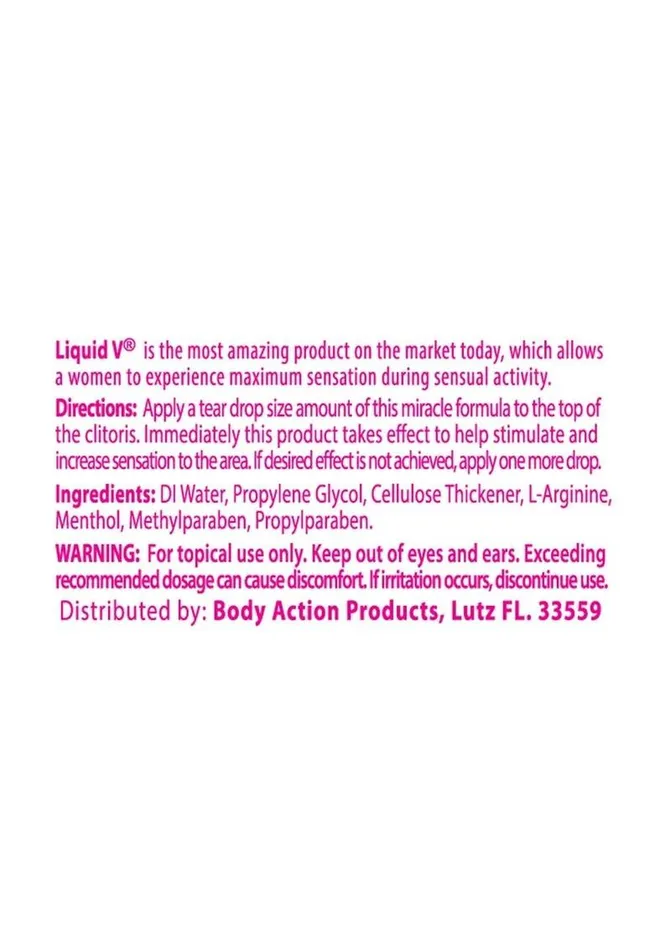 Liquid V Liquid V Stimulating Gel For Women Enhancers Liquid V Liquid V Stimulating Gel For Women Enhancers