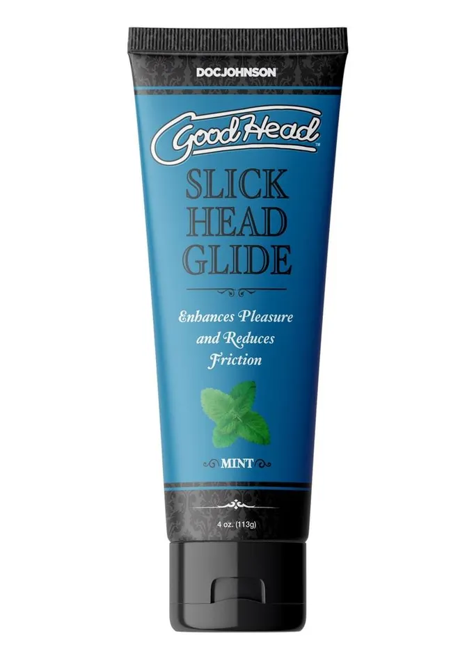 Lubricants Goodhead Slick Head Glide Water Based Flavored Lubricant Mint GoodHead