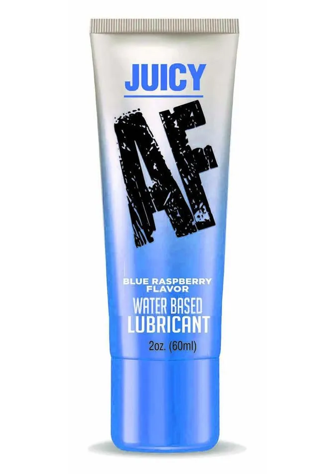Lubricants Juicy AF Water Based Flavored Lubricant Blue Raspberry AF