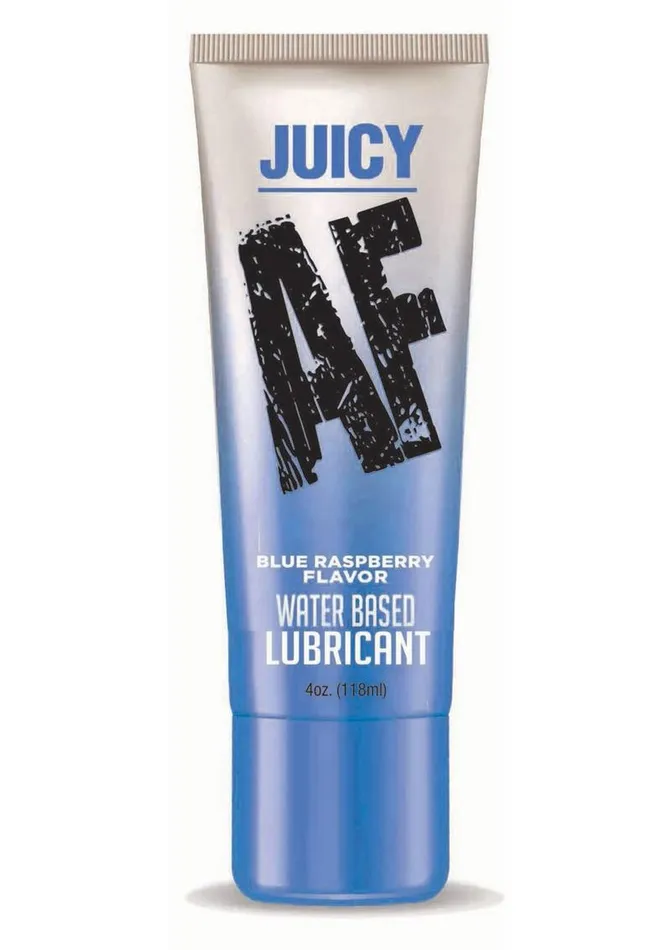 Lubricants Juicy AF Water Based Flavored Lubricant Blue Raspberry AF