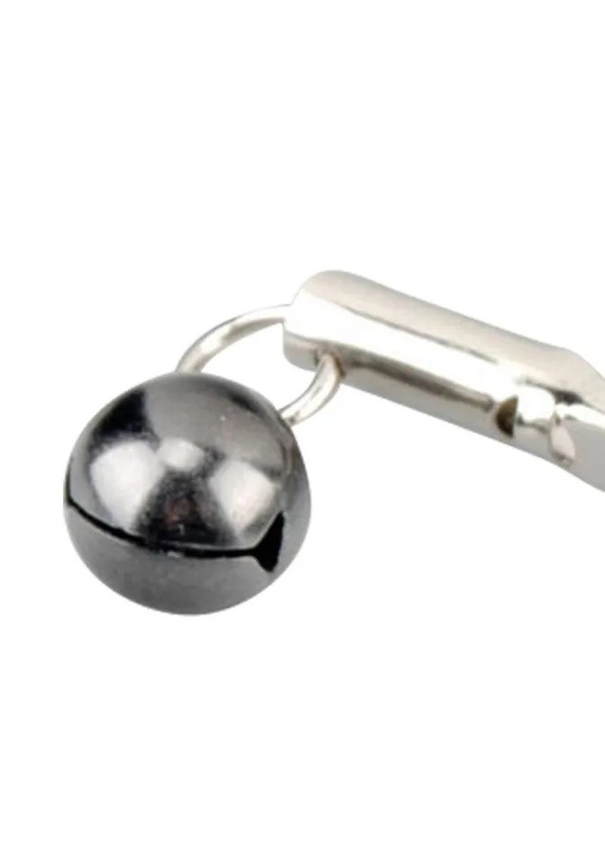 Lux Fetish Bell Nipple Clips Lux Fetish Female Sex Toys