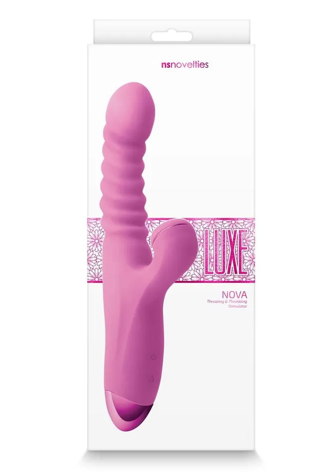 Luxe Luxe Nova Rechargeable Silicone Rabbit Vibrator Female Sex Toys