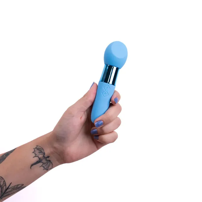 Maia Toys Vibrators Rina Rechargeable Dual Motor Silicone 15 Function Vibrator Blue Maia Toys Vibrators Rina Rechargeable Dual Motor Silicone 15 Function Vibrator Blue