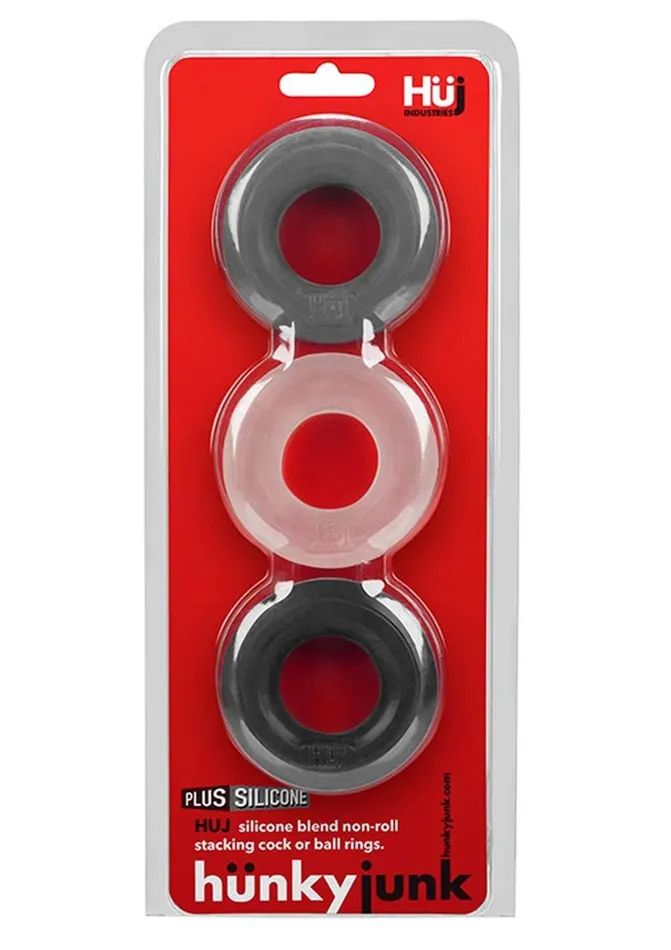 Male Sex Toys Hunkyjunk Huj3 Silicone Cock Ring Hunkyjunk