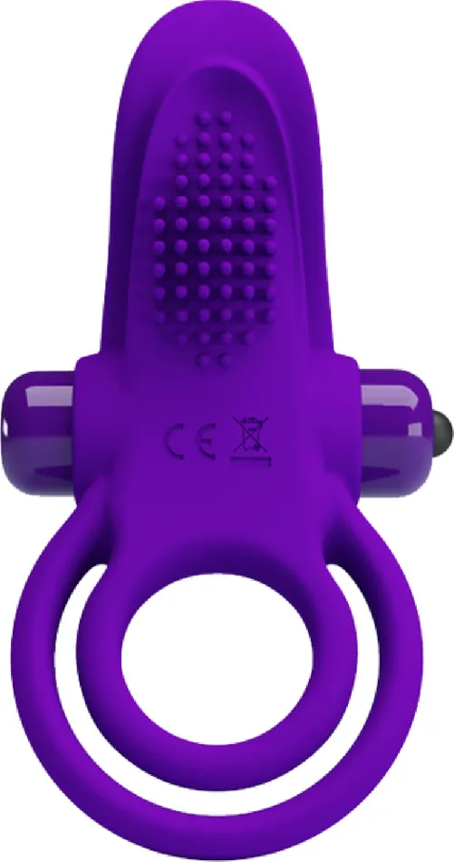 Male Sex Toys Pretty Love Vibrant Penis Ring Purple