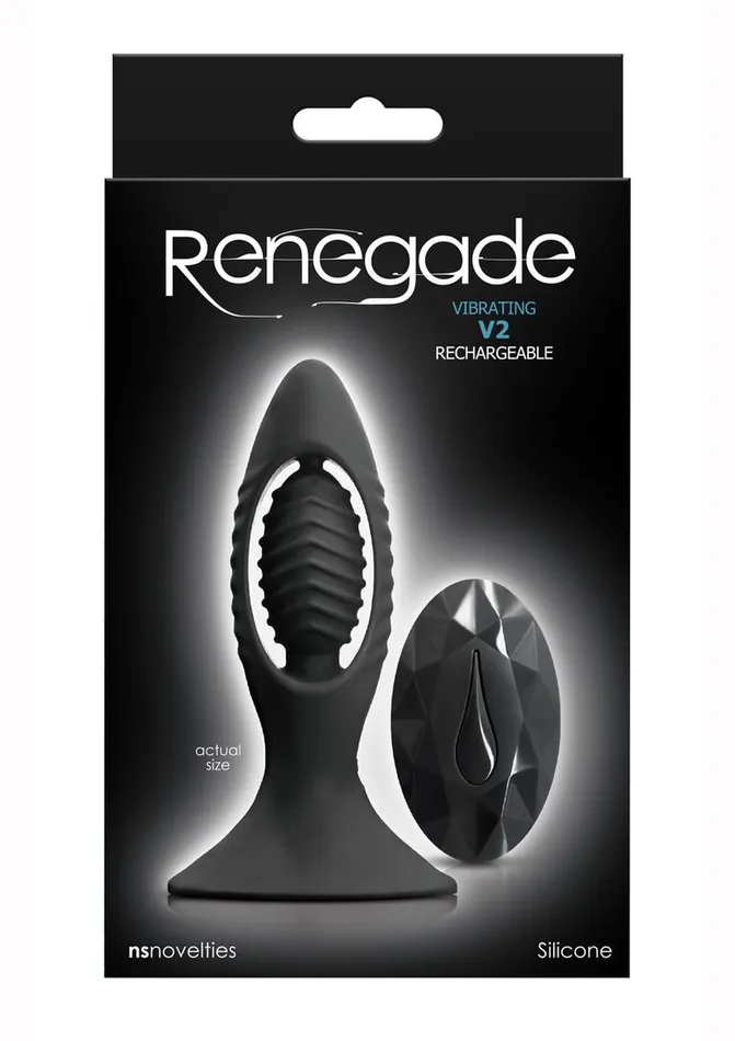 Male Sex Toys Renegade V2 Silicone Rechargeable Anal Plug with Remote Control Renegade Male Sex Toys Renegade V2 Silicone Rechargeable Anal Plug with Remote Control Renegade