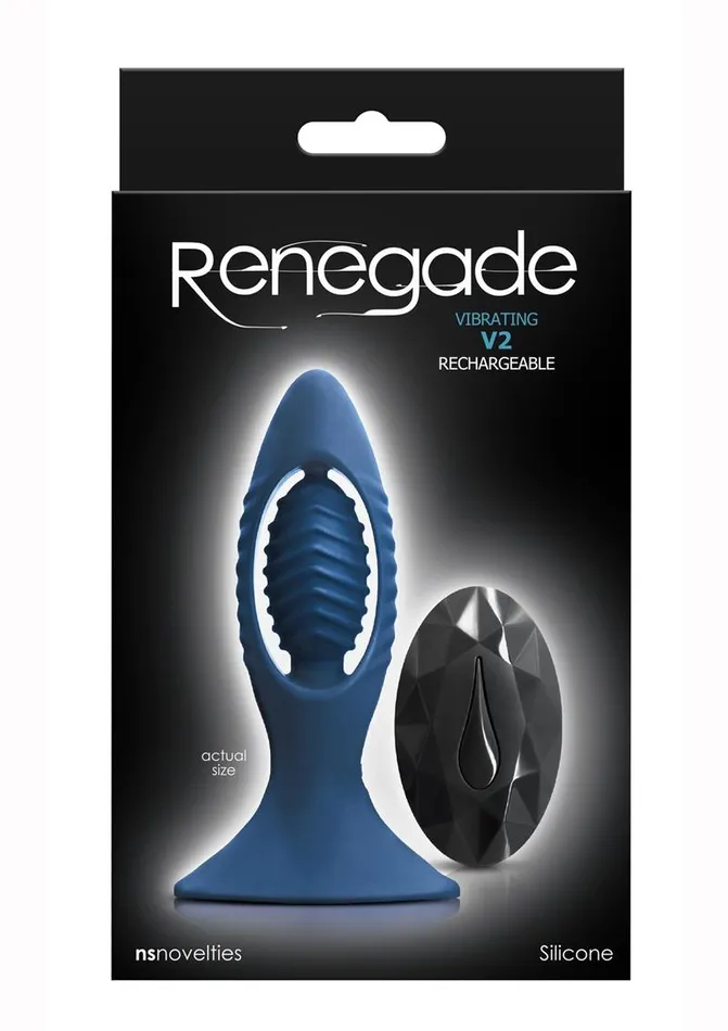 Male Sex Toys Renegade V2 Silicone Rechargeable Anal Plug with Remote Control Renegade Male Sex Toys Renegade V2 Silicone Rechargeable Anal Plug with Remote Control Renegade