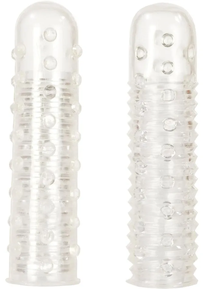 Male Sex Toys Reversible Texture Penis Extender and Masturbator Extensions