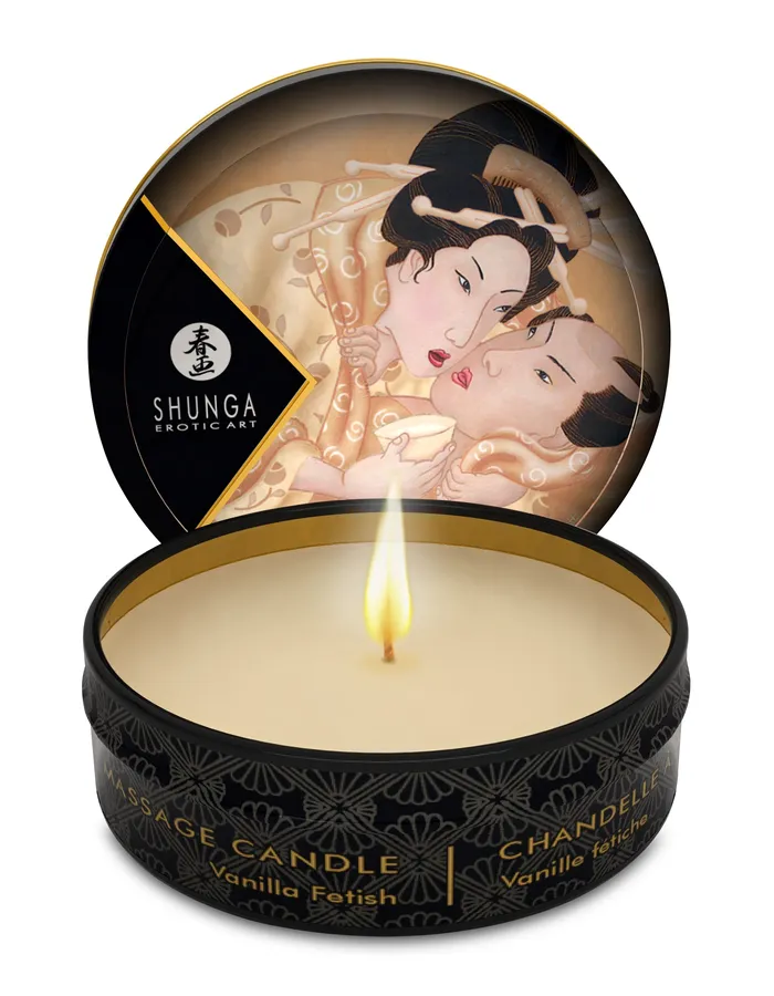 Mini Massage Candle Desire Vanilla Fetish 1 Fl Oz Shunga Vibrators