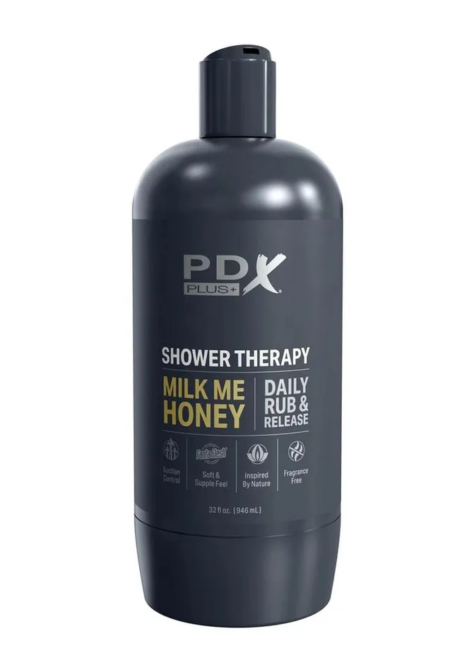 Pdx Plus Shower Therapy Milk Me Honey Discreet Stroker PDX Plus Male Sex Toys