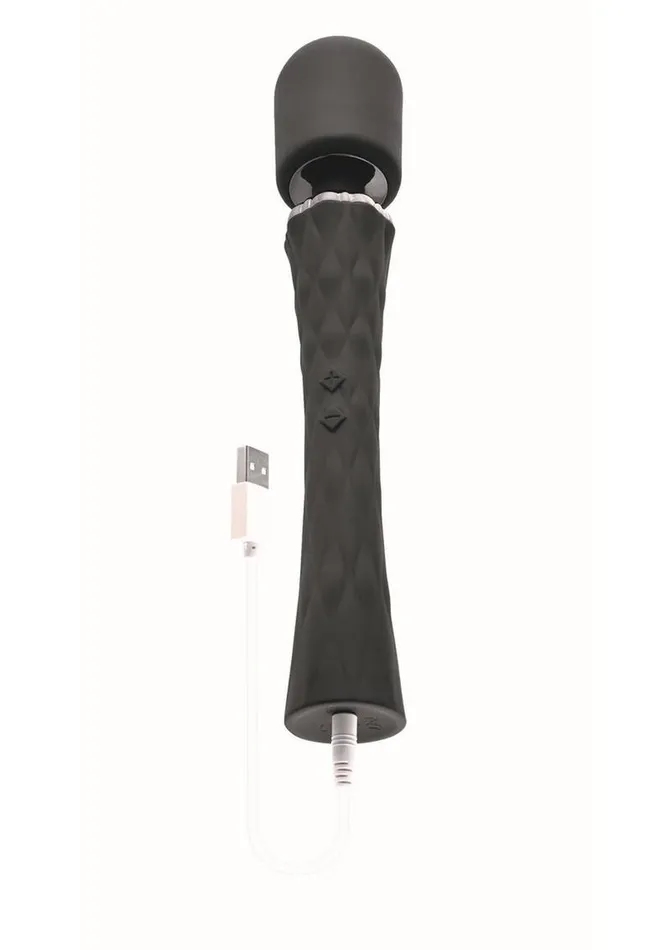 Playboy Royal Rechargeable Silicone Vibrating Massage Wand Playboy Female Sex Toys