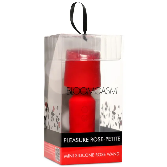 Pleasure RosePetite Mini Silicone Rose Wand Red XR Brands inmi Vibrators Pleasure RosePetite Mini Silicone Rose Wand Red XR Brands inmi Vibrators