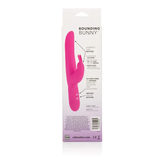 Posh 10Function Silicone Bounding Bunny Pink CalExotics Vibrators Posh 10Function Silicone Bounding Bunny Pink CalExotics Vibrators