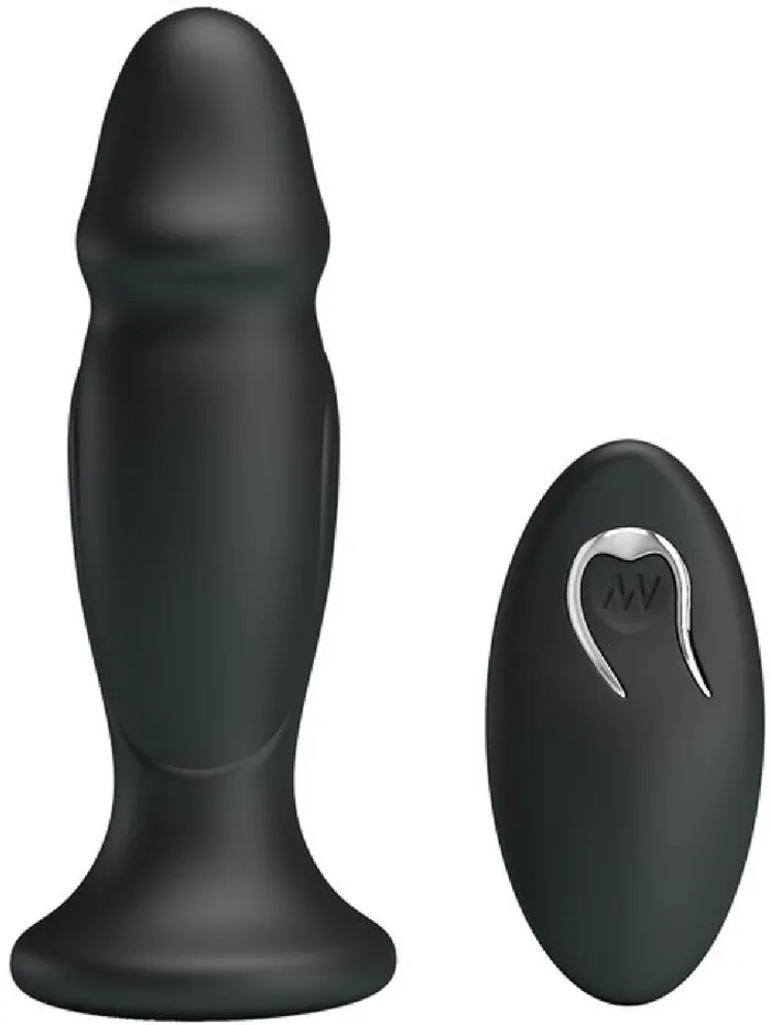 Pretty Love Anal Powerful Vibrating Anal Plug Black