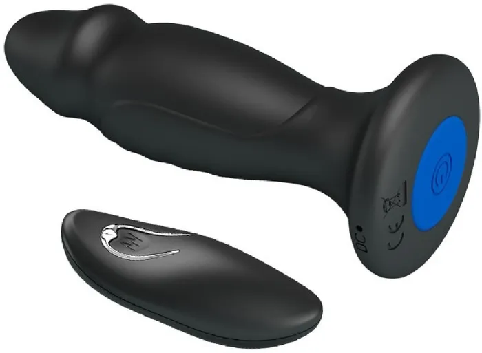 Pretty Love Anal Powerful Vibrating Anal Plug Black
