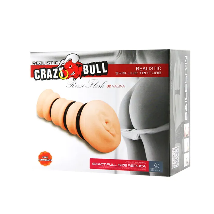 Pretty Love Dildos Crazy Bull Rossi Flesh