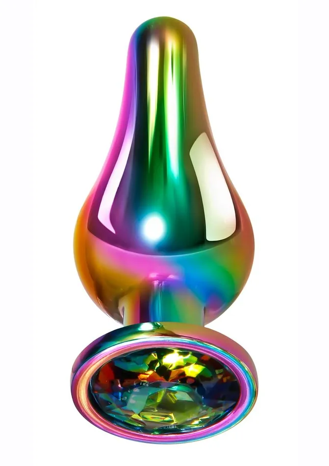 Rainbow Metal Anal Plug Evolved Anal