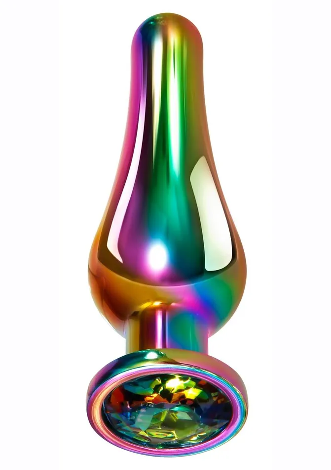 Rainbow Metal Anal Plug Evolved Anal