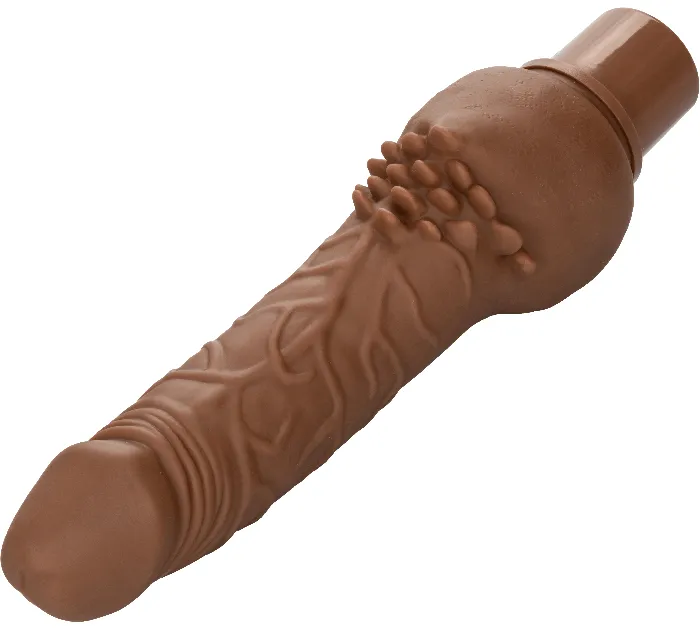 Rechargeable Power Stud Cliterrific Brown CalExotics Female Sex Toys