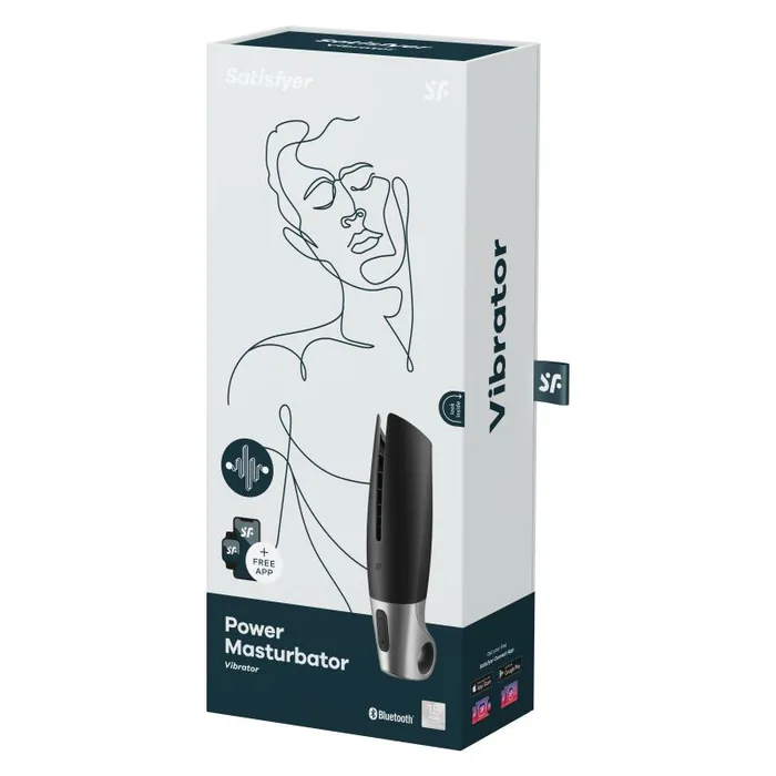 Satisfyer Anal Satisfyer Power Masturbator Black Silver